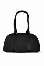 Women Noir Luxe Shoulder Bag-Black Elegance Tote Bag - Image 4