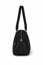 Women Noir Luxe Shoulder Bag-Black Elegance Tote Bag - Image 3